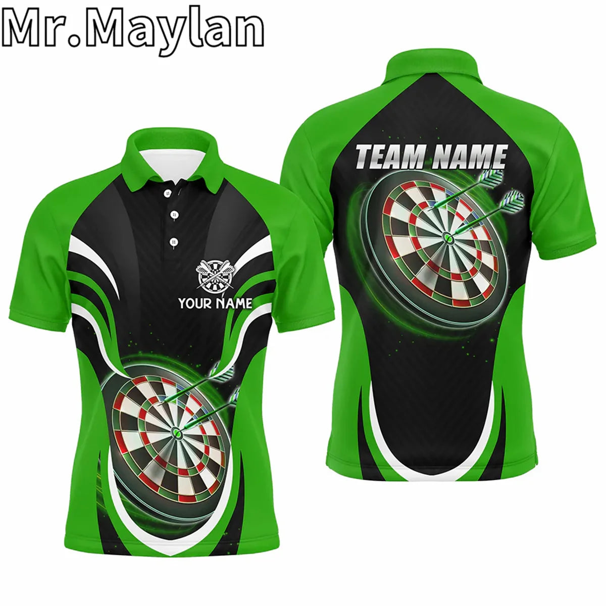 3D Personalized Funny Owl Darts Polo Shirts For Men Custom Brown Darts Team Jerseys Unique Darts Apparel Gifts For Darts Lovers