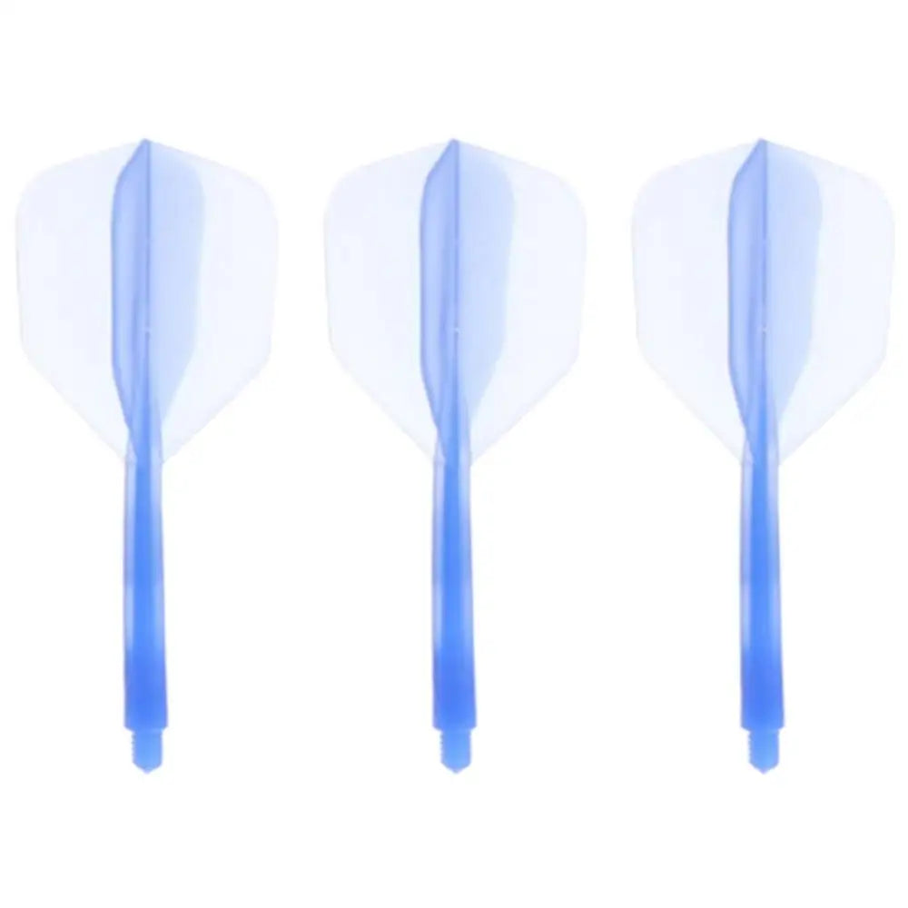 Integrated Dart Flights and Shafts 3pcs 2BA Integrated Flights and Shafts Dart Tail Leaf K Flex Four Feathered Flights for Steel