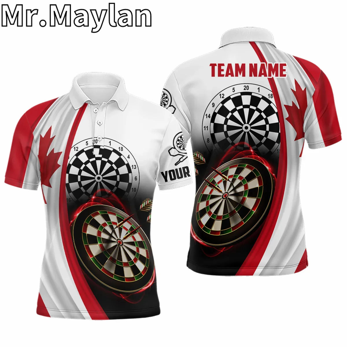 3D Personalized Funny Owl Darts Polo Shirts For Men Custom Brown Darts Team Jerseys Unique Darts Apparel Gifts For Darts Lovers