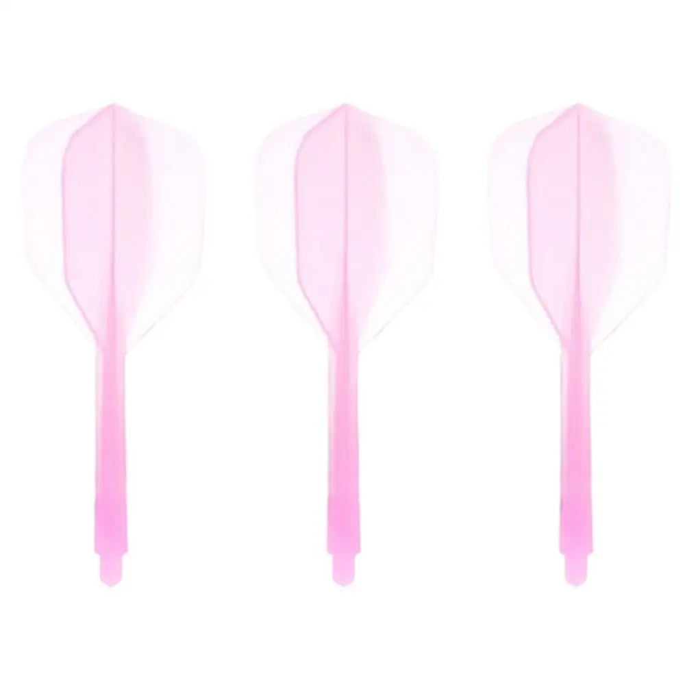 Integrated Dart Flights and Shafts 3pcs 2BA Integrated Flights and Shafts Dart Tail Leaf K Flex Four Feathered Flights for Steel