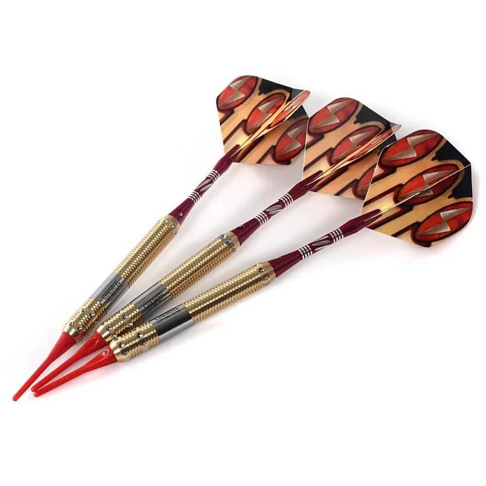 CUESOUL Soft Tip Darts Set with Golden 16g Dart Barrels