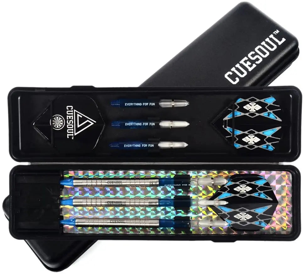 CUESOUL Soft Tip Darts Set Plastic Tip with Dart Case.16g Soft Tip