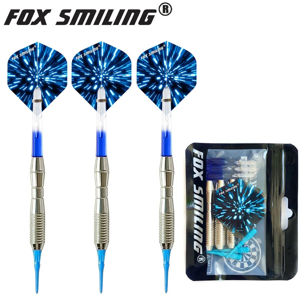 Fox Smiling 3pcs Soft Tip Dart Electronic Darts 17g 146mm Darts With