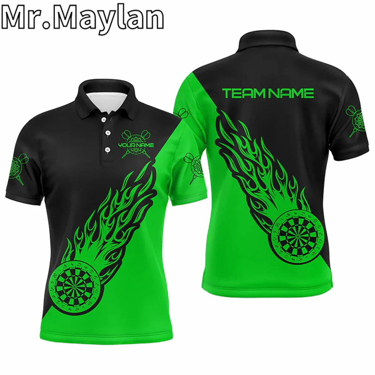 3D Personalized Funny Owl Darts Polo Shirts For Men Custom Brown Darts Team Jerseys Unique Darts Apparel Gifts For Darts Lovers