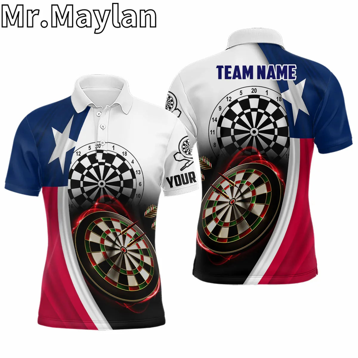 3D Personalized Funny Owl Darts Polo Shirts For Men Custom Brown Darts Team Jerseys Unique Darts Apparel Gifts For Darts Lovers