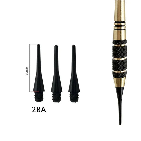 3 Pcs/Sets of 18g Professional Brass Barrels Tip Soft Darts for Dartboard Games Black Color with Dart Accessories