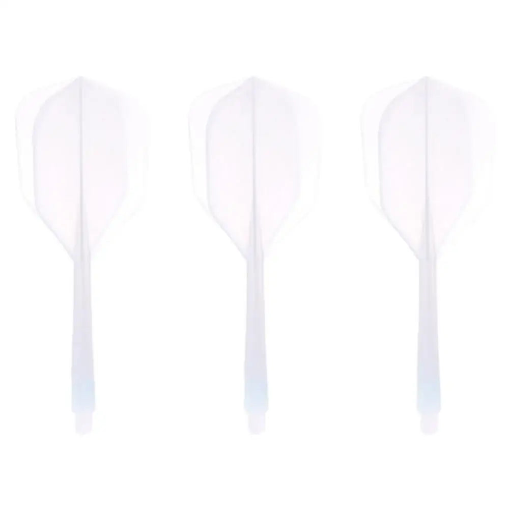 Integrated Dart Flights and Shafts 3pcs 2BA Integrated Flights and Shafts Dart Tail Leaf K Flex Four Feathered Flights for Steel
