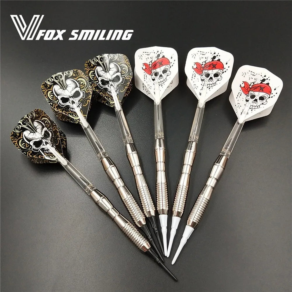 Fox Smiling 3pcs Professional Electronic Soft Tip Darts 17g 146mm