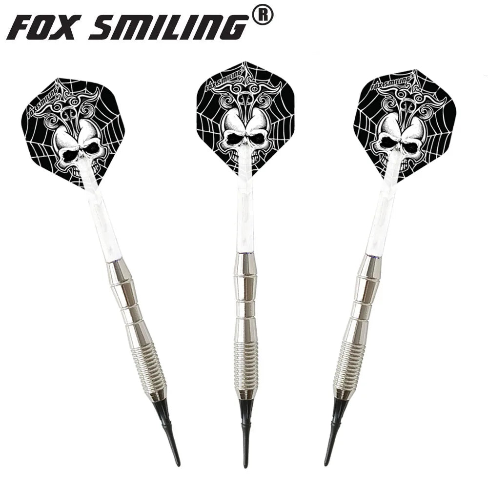 Fox Smiling 3pcs Professional Electronic Soft Tip Darts 17g 146mm