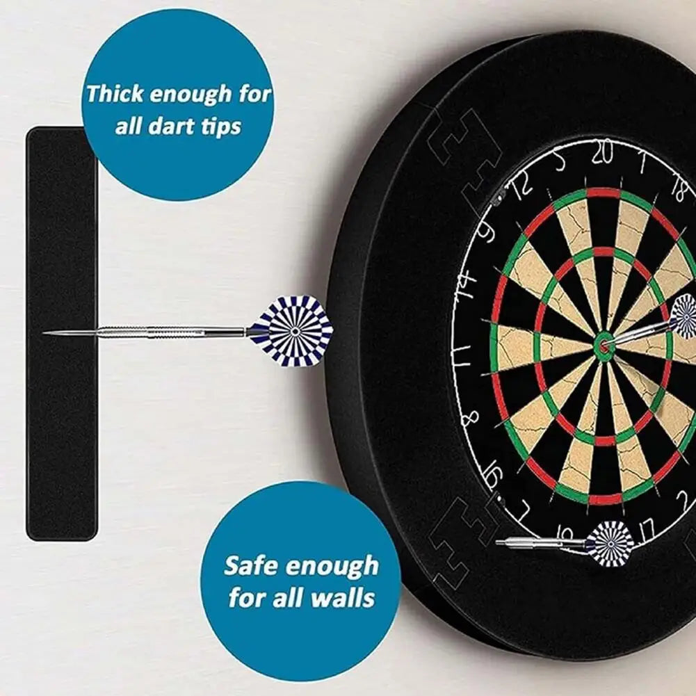 Wall Protector Board Durable Splicing Dart Board Wall Protector Ring for Easy Installation High Strength Surround for Home